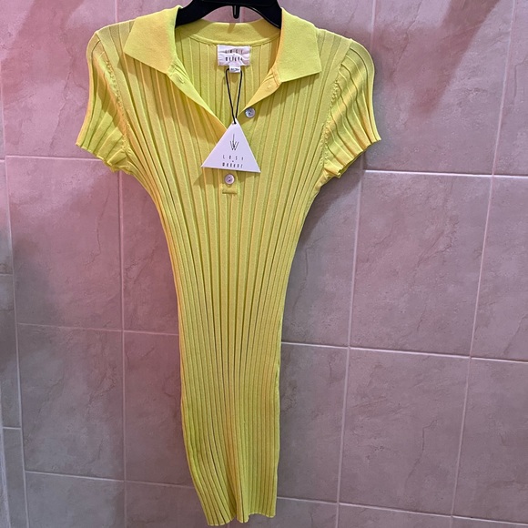 🌻NWT Lulu’s polo sweater dress 🌻 - Picture 2 of 5